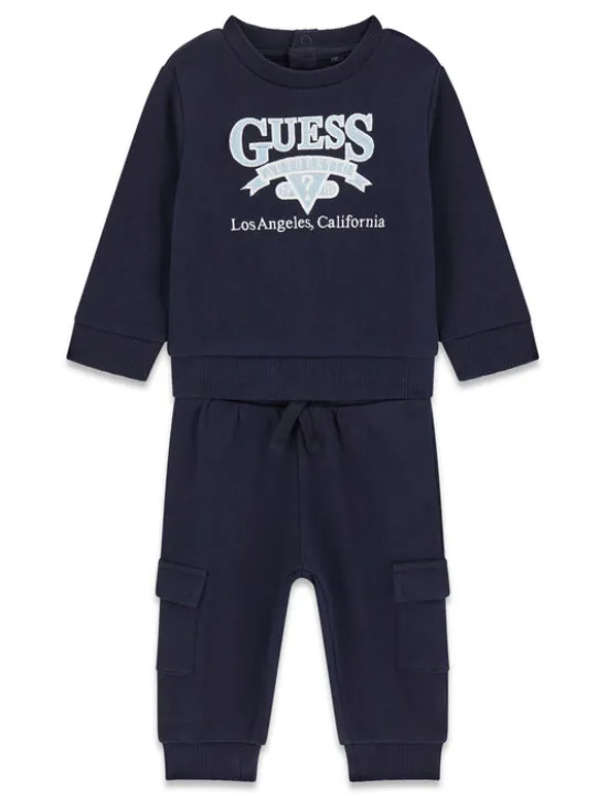 Guess Dres I6YG10 K4035 Granatowy Regular Fit