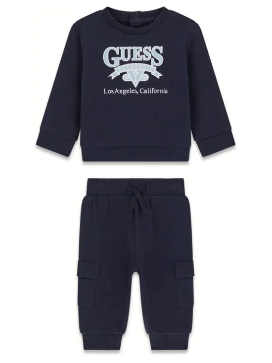 Guess Dres I6YG10 K4035 Granatowy Regular Fit