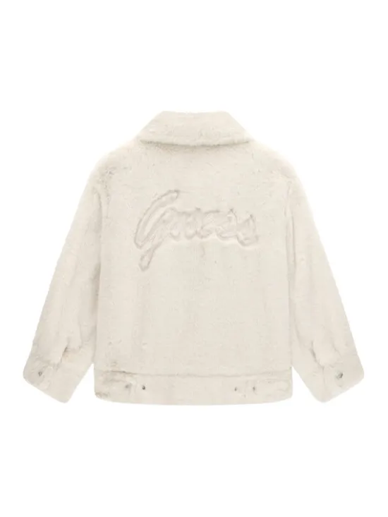 Guess Futro J6YL13 K4223 Kremowy Regular Fit