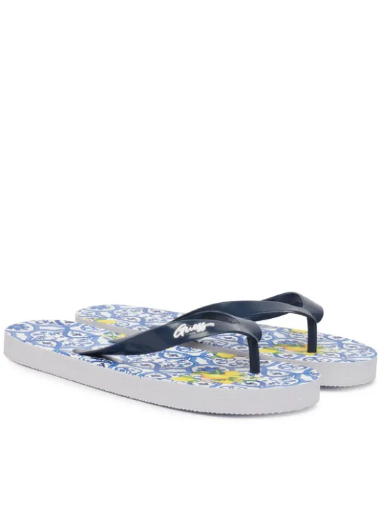 Guess Japonki J6GZ25 WO780 Granatowy