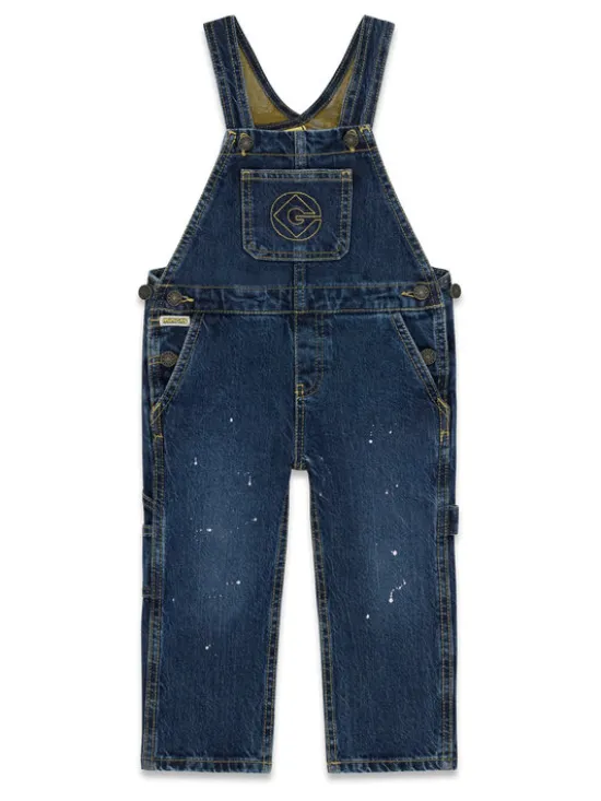 Guess Jeans Ogrodniczki N6YA08 D2276 Granatowy Regular Fit