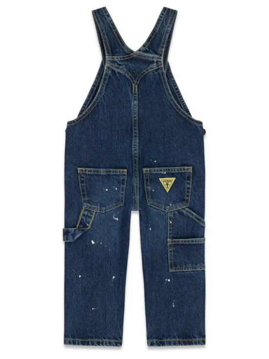Guess Jeans Ogrodniczki N6YA08 D2276 Granatowy Regular Fit