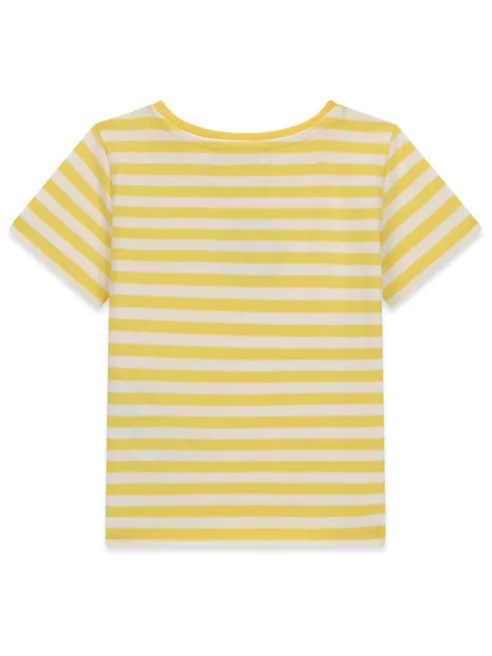 Guess Jeans T-Shirt K6YI27 K6649 Żółty Regular Fit