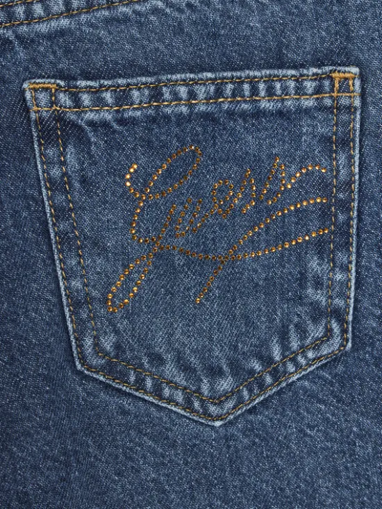 Guess Jeansy J5RA01 D45E0 Niebieski Regular Fit