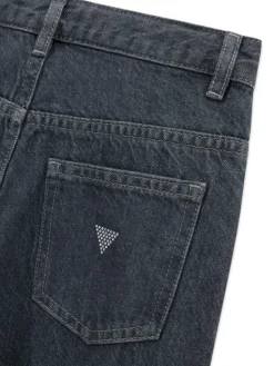 Guess Jeansy J6YA02 D1209 Szary Wide Leg