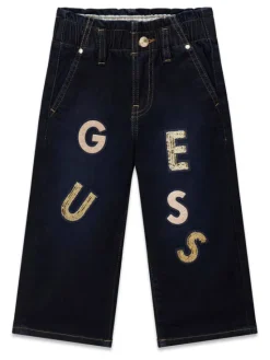 Guess Jeansy K6BA02 D2167 Granatowy Bootcut Fit