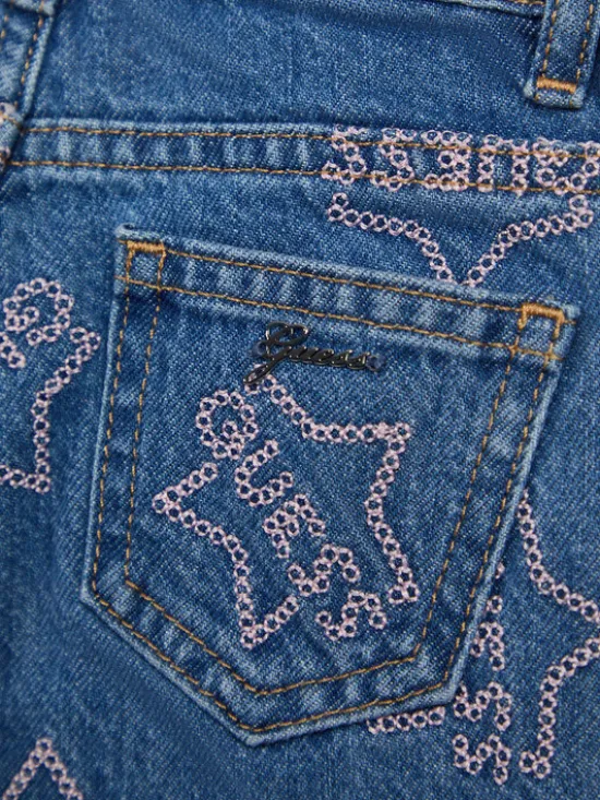 Guess Jeansy K6RA06 D45E0 Niebieski Regular Fit