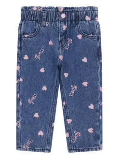 Guess Jeansy K6YA05 D1155 Niebieski Regular Fit
