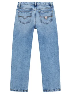 Guess Jeansy L6RA01 D58M2 Niebieski Straight Fit