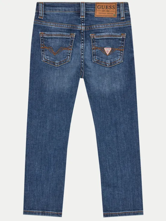 Guess Jeansy N2RA08 D4GV0 Niebieski Skinny Fit