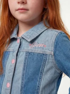 Guess Kids Kurtka przejściowa 181933 Niebieski Classic Fit