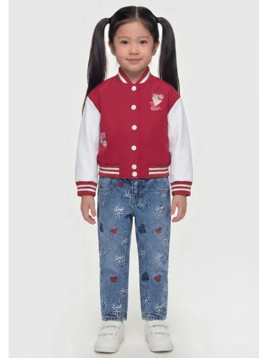 Guess Kids Kurtka przejściowa 183034 Różowy Classic Fit