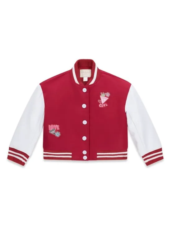 Guess Kids Kurtka przejściowa 183034 Różowy Classic Fit