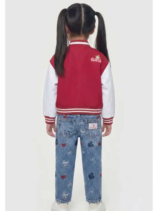 Guess Kids Kurtka przejściowa 183034 Różowy Classic Fit