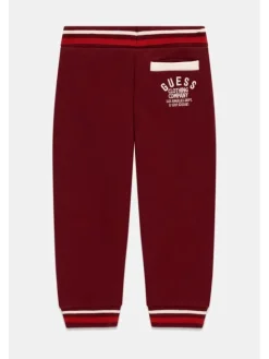 Guess Kids Spodnie materiałowe 184855 Czerwony Regular Fit