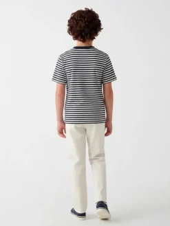 Guess Kids Spodnie materiałowe 181435 Beżowy Regular Fit
