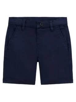 Guess Kids Spodnie materiałowe 173507 Niebieski Regular Fit