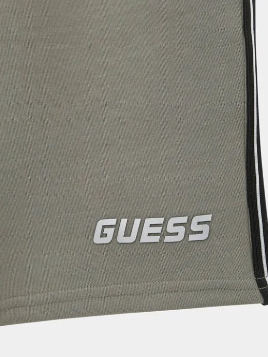 Guess Kids Spodnie materiałowe 173283 Zielony Regular Fit