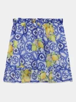 Guess Kids Spodnie materiałowe 181318 Kolorowy Regular Fit