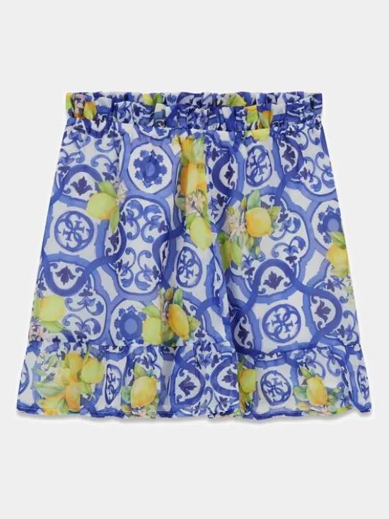 Guess Kids Spodnie materiałowe 181318 Kolorowy Regular Fit