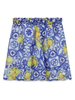 Guess Kids Spodnie materiałowe 181318 Kolorowy Regular Fit