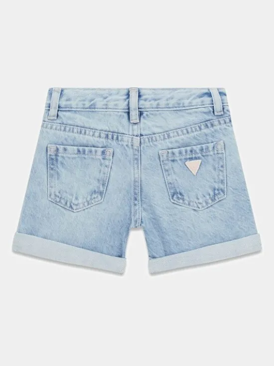 Guess Kids Spodnie materiałowe 181424 Niebieski Regular Fit