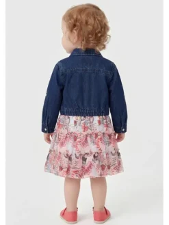 Guess Kids Sukienka codzienna 183396 Niebieski Classic Fit