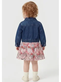 Guess Kids Sukienka codzienna 183319 Niebieski Classic Fit
