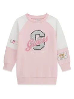 Guess Kids Sukienka codzienna 183613 Różowy Classic Fit