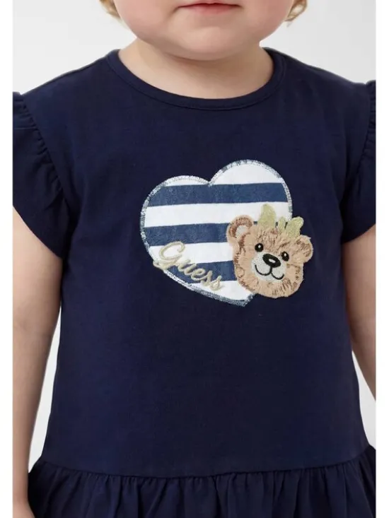 Guess Kids Sukienka codzienna 181325 Niebieski Classic Fit