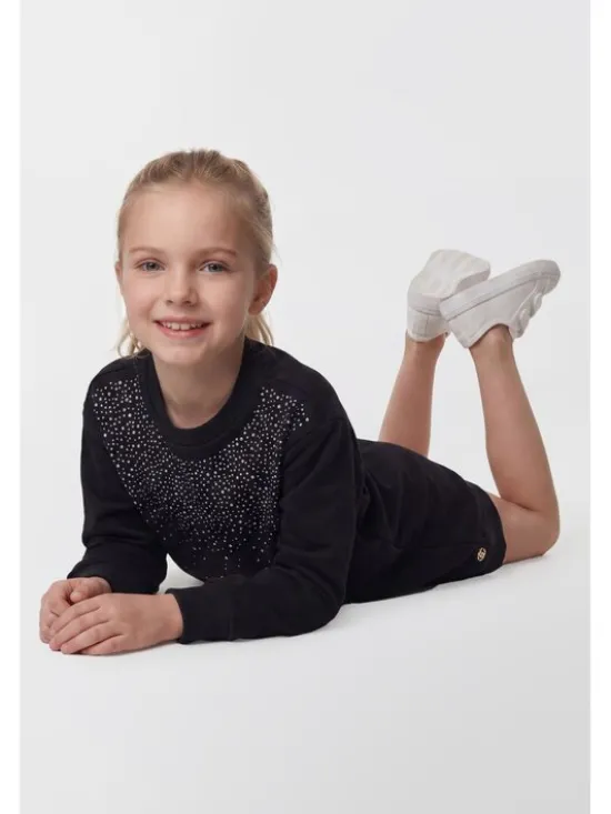 Guess Kids Sukienka codzienna 184586 Czarny Classic Fit