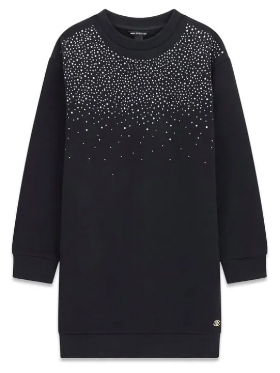 Guess Kids Sukienka codzienna 184586 Czarny Classic Fit