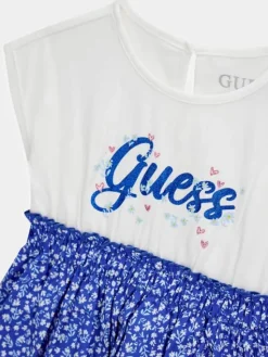 Guess Kids Sukienka codzienna 181430 Błękitny Classic Fit