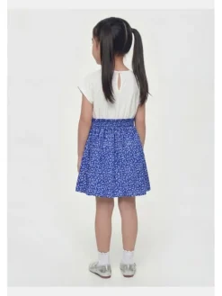 Guess Kids Sukienka codzienna 181430 Błękitny Classic Fit