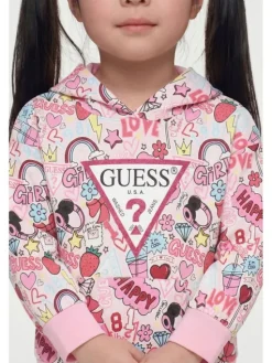 Guess Kids Sukienka codzienna 183735 Kolorowy Classic Fit