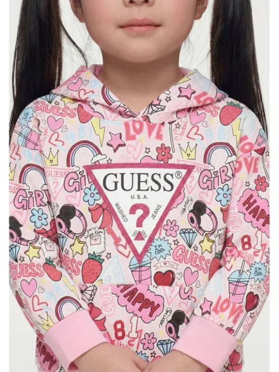 Guess Kids Sukienka codzienna 183735 Kolorowy Classic Fit
