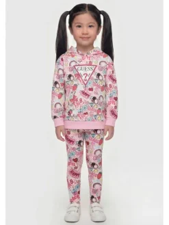 Guess Kids Sukienka codzienna 183735 Kolorowy Classic Fit
