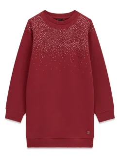 Guess Kids Sukienka codzienna 184586 Czerwony Classic Fit
