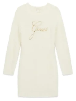 Guess Kids Sukienka codzienna 184382 Biały Classic Fit