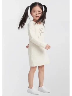 Guess Kids Sukienka codzienna 184382 Biały Classic Fit