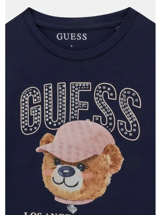 Guess Kids Tank top 184848 Niebieski Classic Fit