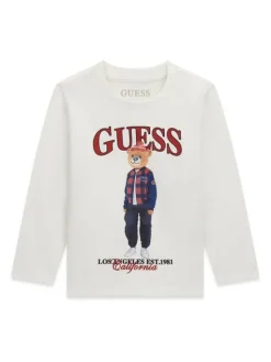 Guess Kids T-Shirt 184439 Biały Classic Fit