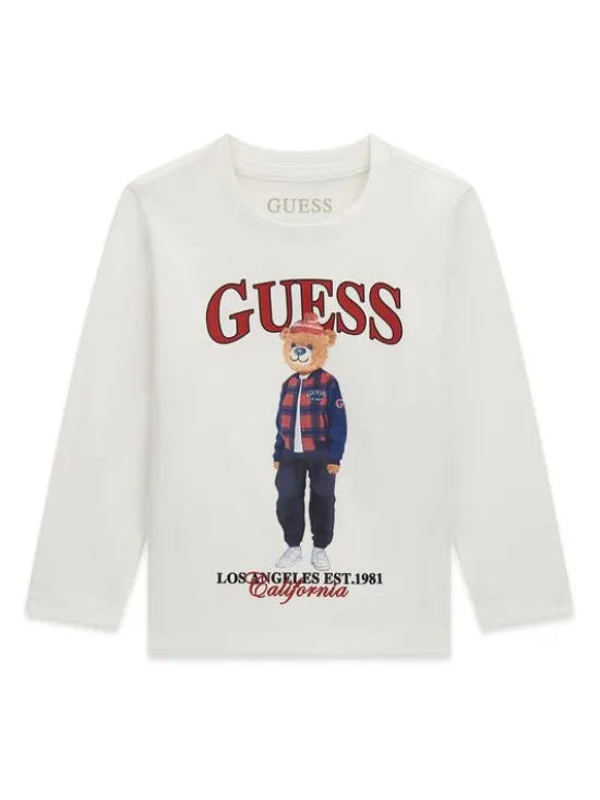 Guess Kids T-Shirt 184439 Biały Classic Fit