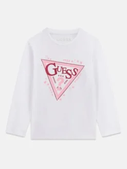 Guess Kids T-Shirt 183028 Biały Classic Fit