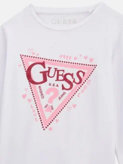 Guess Kids T-Shirt 183028 Biały Classic Fit