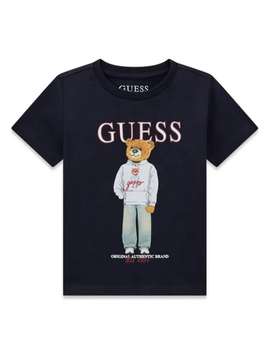 Guess Kids T-Shirt 183054 Niebieski Classic Fit