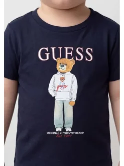 Guess Kids T-Shirt 183054 Niebieski Classic Fit