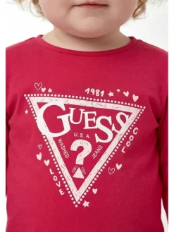 Guess Kids T-Shirt 183028 Różowy Classic Fit
