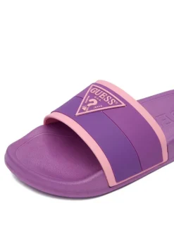 Guess Klapki CEOWB-K250040(DZ) Fioletowy