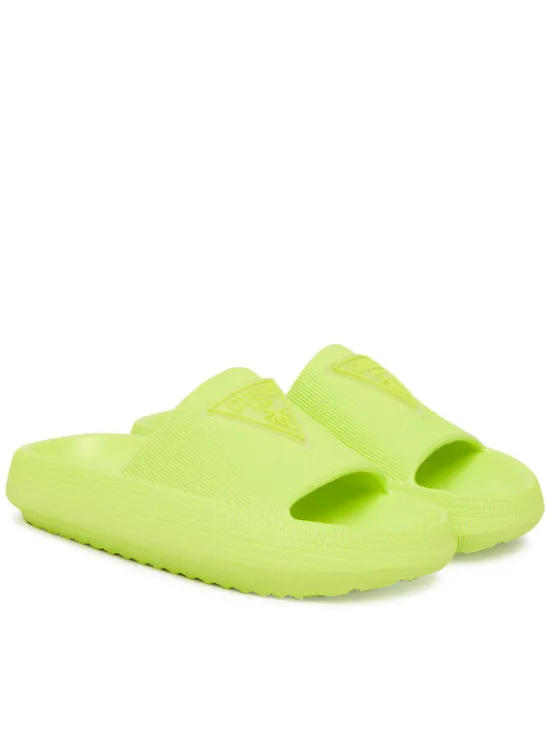 Guess Klapki H6GZ02 WG5X0 Zielony jasny
